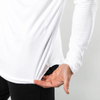 Men's Long Sleeve Scoop Neck Gym Shirts