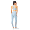 New Styles High Waist Mesh Leggings Sports Bra Sets Running Athletic Wear Yoga Set Gym Fitness Sets Women Sports Suits
