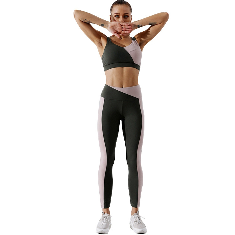 New Design Gym Activewear Fitness Sports Bra Leggings Set Gym Yoga Set