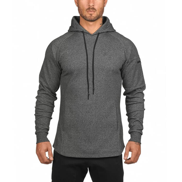 Hot Sell Cotton Gymnastics Clothing Men Fitness Coats Athletic Wear Gym Workout Sports Hoodie