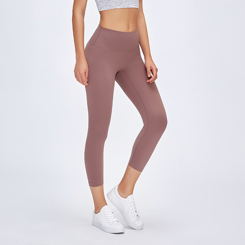 US Size Gym Workout Tight Pants Printed Yoga Leggings Capri