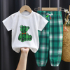 Comfortable Baby Set Four Seasons Cartoon Print Baby Clothes Sets Unisex Kids Clothing Sets Boys