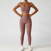 Custom Logo Gym Fitness Sets Shockproof Camouflage Leopard Yoga Set Sports Tight Butt Lift Fitness Women Activewear