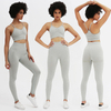 Summer Activewear Yoga Set Breathable Dry Fast Gym Workout Set Seamless Women Fitness Set
