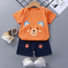 Summer 100% Cotton Kids Boys Clothes T-shirts Shorts 2pcs Baby Boys Suit Kid Clothes Set Boys Clothes Baby Clothing