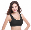 Seamless Breast Wrap Plus Size Stretch Sports Bras Crop Top Running Workout Yoga Bra For Womens