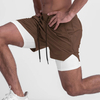 2022 New Arrival Camo Running Short Pants Men 2 In 1 Double-deck Quick Dry Fitness Sport Shorts
