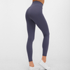 Double Side Nylon Yoga Leggings No Front Middle Seam High Waist Gym Wear Sports Pants For Women 