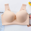 Seamless Large Size Traceless Oversized Bra Ultra-thin Smooth No Underwire Full Cup Anti-sag Bra