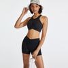 2022 Wholesale Sexy Bra V Shape Waist Butt Lift Shorts Nylon Sweat Wicking Gym Yoga Workout Set For Women