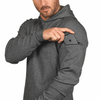 Hot Sell Cotton Gymnastics Clothing Men Fitness Coats Athletic Wear Gym Workout Sports Hoodie
