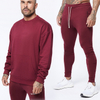 2020 New Arrival Custom Logo Fleece Men Sweater Set Autumn Training Gym Workout Sport Set Outfit