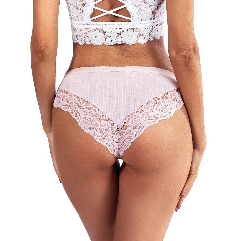 Panty For Women Lace Flower Low-waist Underwear Transparent Hollow Out Sexy Panties Ladies
