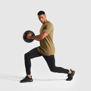 Presell High Quality Slim Drawstring Fitness Sports Pants Men Running Jogging Pants