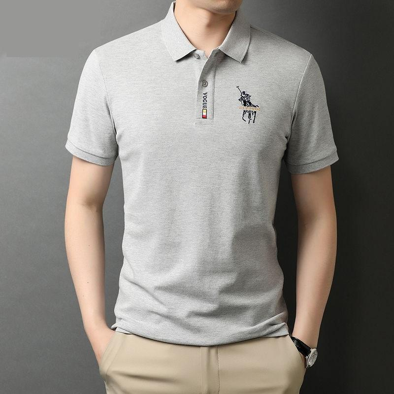 Manufacturers Wholesale Short Sleeve T-shirts Plus Size Lapels Business Young And Middle-aged Polo Shirts Half Sleeve Polo Shirt