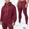 2020 New Arrival Custom Logo Fleece Men Sweater Set Autumn Training Gym Workout Sport Set Outfit