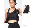 New Two-Piece Quick-Drying Sports Vest Wholesale Anti-Shrink Anti-Pilling O-Neck Blank Tank Top For Women