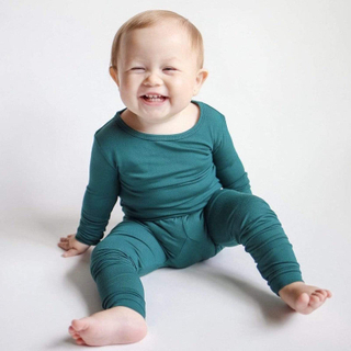 2022 Children's Underwear Set Bamboo Fiber Autumn Clothes And Trousers Set Underwear Bottoming Pajamas Children's Home Clothes