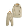 High Quality Customized Logo Terry Jogger Set Kids Clothing Sets 2022 Winter Baby Hoodies & Sweatshirts