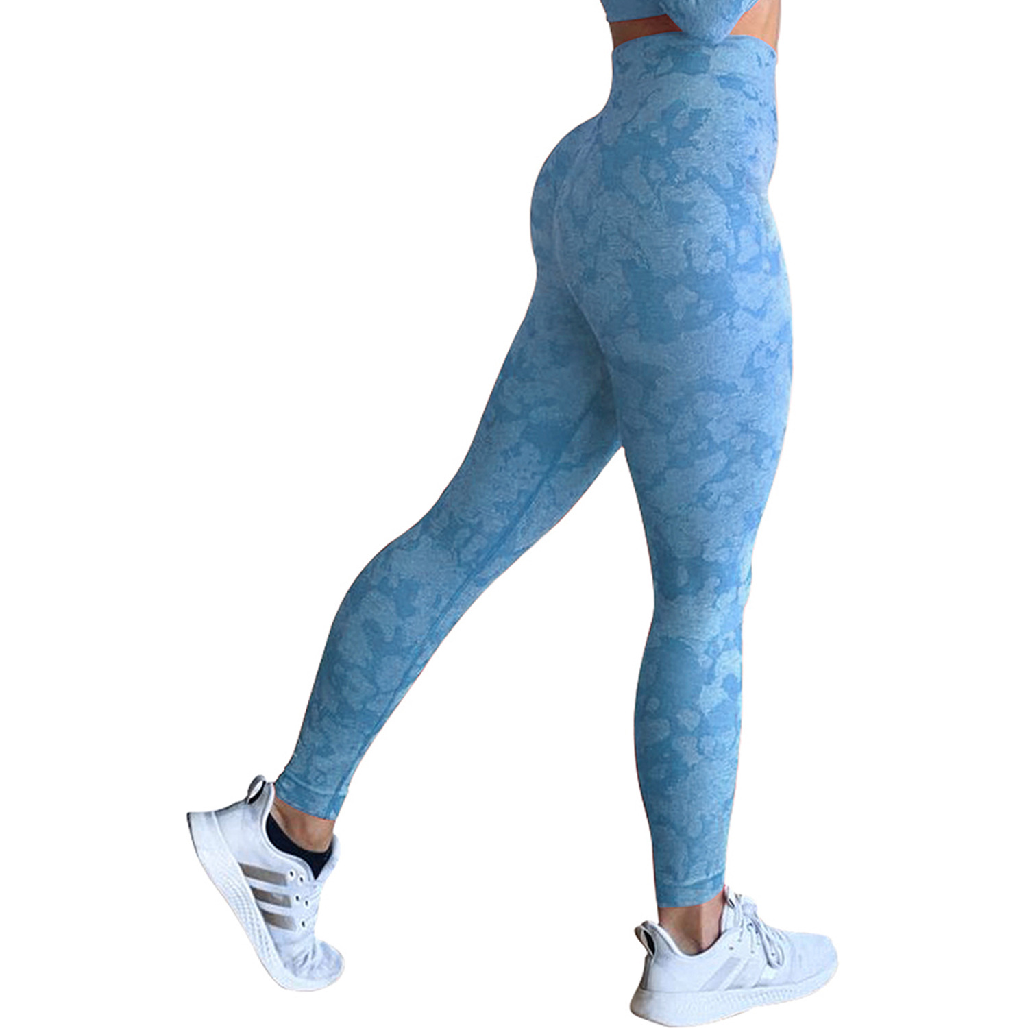 High Waist Compression Butt Lift Sexy Custom Seamless Printed Yoga Pants Gym Workout Sport Leggings For Women