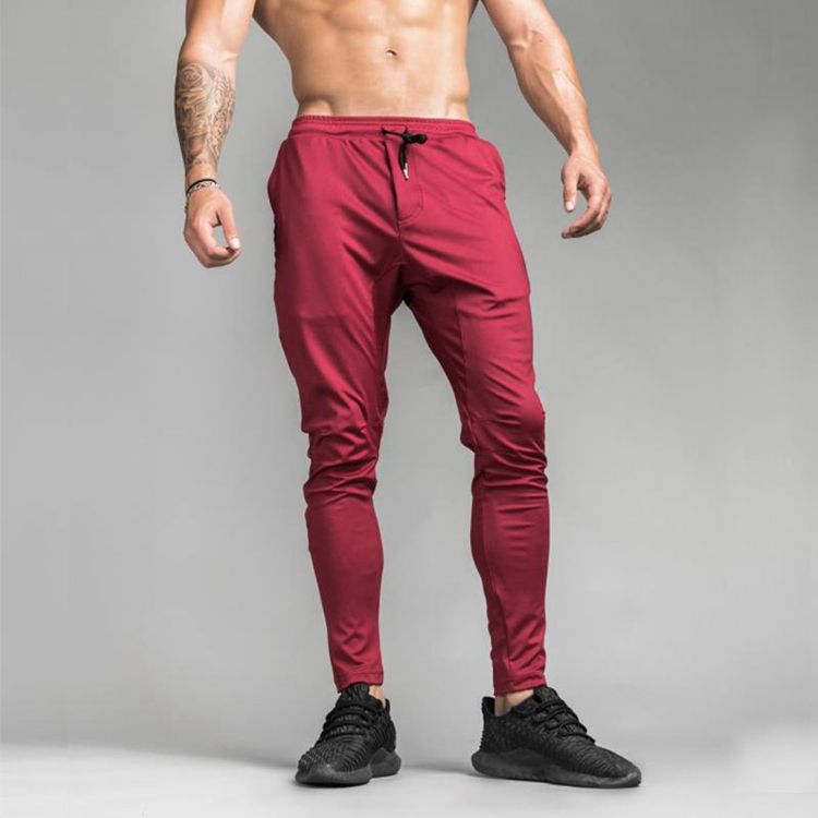 Newest Outdoor Sweat Quick Dry Mens Gym Wear Sports Training Pants