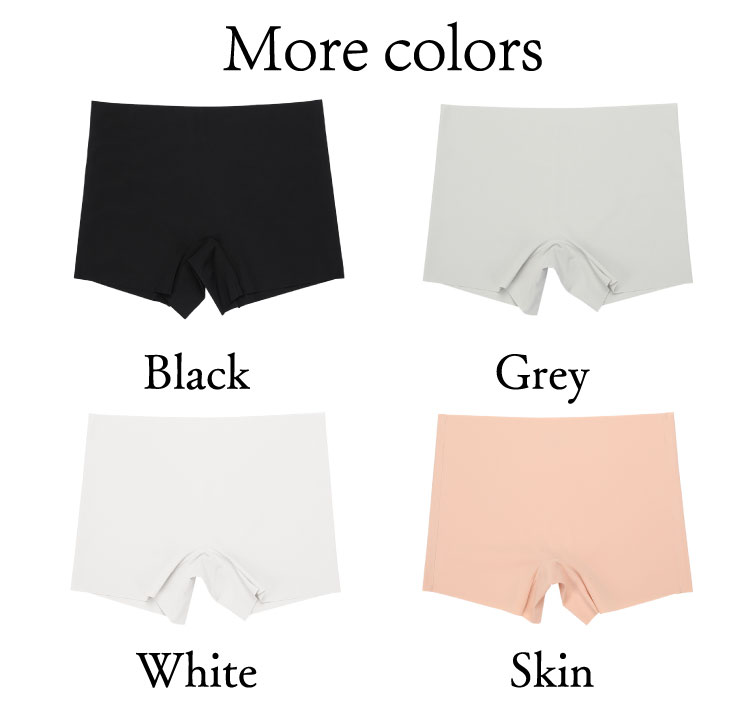 Ready To Ship Summer Women Safety Plus Size Ice Silk Shorts Pants Seamless Soft Breathable Women's Panties