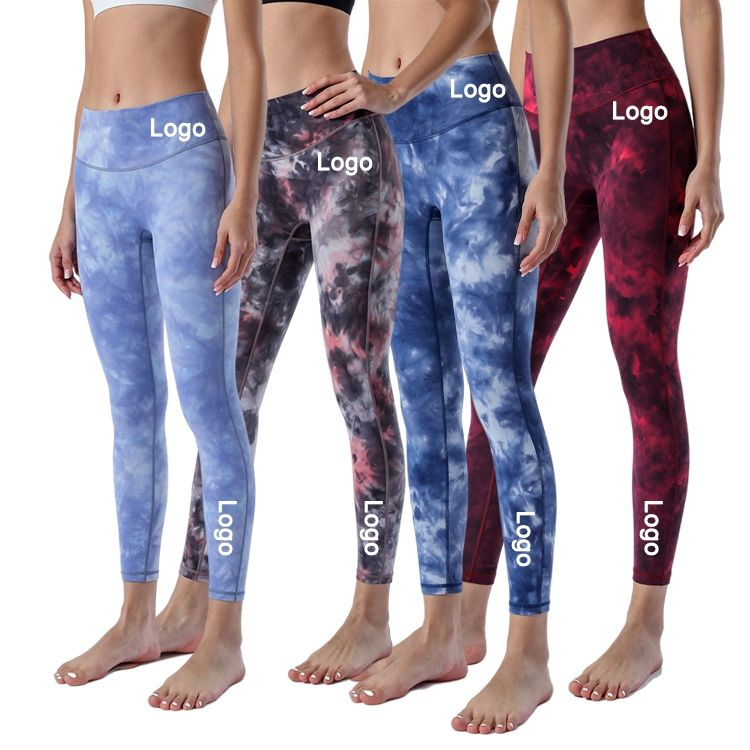 High Waist Butt Lift Yoga Leggings Comfort Tie Dye Fitness And Yoga Leggings Plus Size 8 Colors