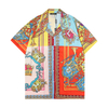 American Men's Clothing Short Sleeve Printed Shirt Hawaiian Holiday Beach Wear Luxury Brands Collar T Shirt POLO For Men