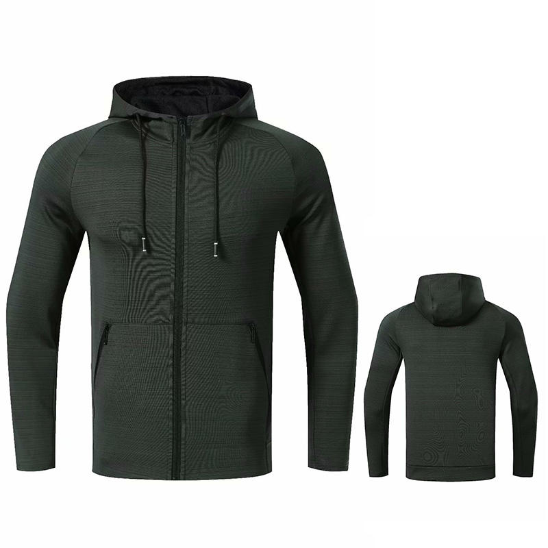 Wholesale Custom Windproof Jacket Man Sportswear Jogging Gym Jacket Quick Dry Men Fitness Jacket